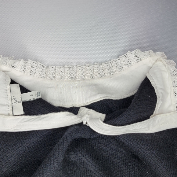 Joie Women's Affie Wool & Cashmere Lace Trim Layered Knit Sweater Size S - Picture 11 of 15